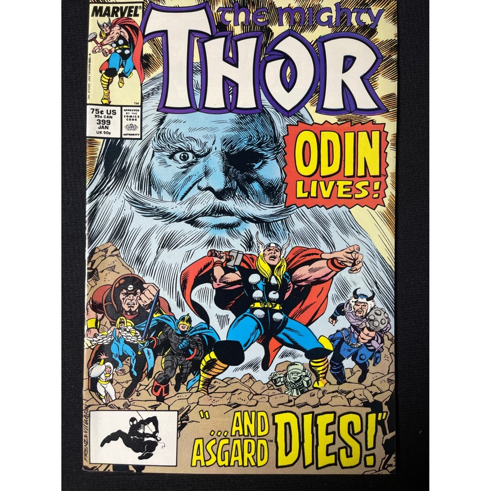 The Mighty Thor Comic Book Issue 399 Odin Lives Asgard Dies Marvel 1988‎